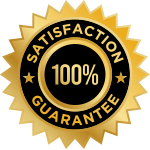 100% Satisfaction Guarantee Badge